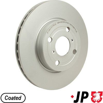 Диск переднього гальма JP Group 4863101700 ціна, від 30.80 USD